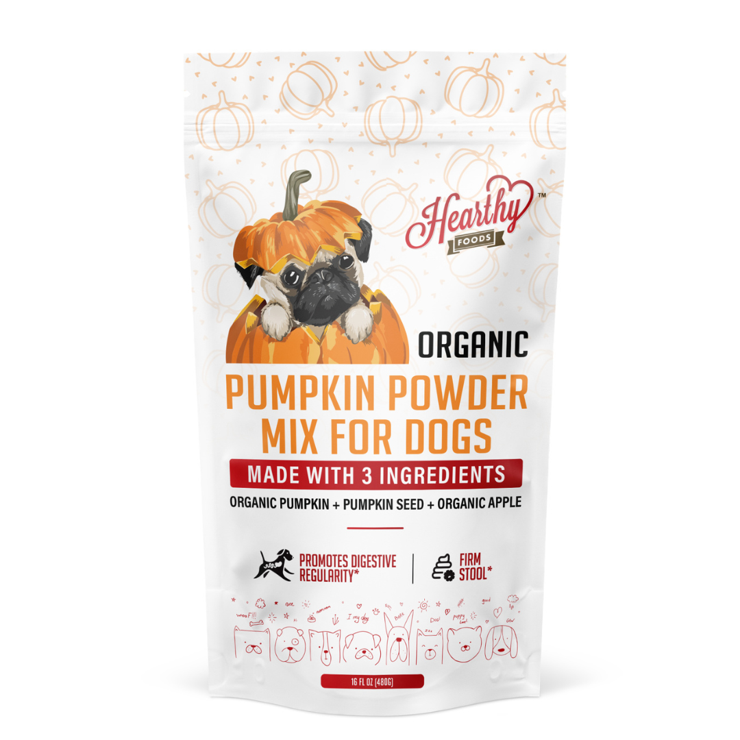 Pumpkin Powder Mix for Dogs Organic Hearthy Foods